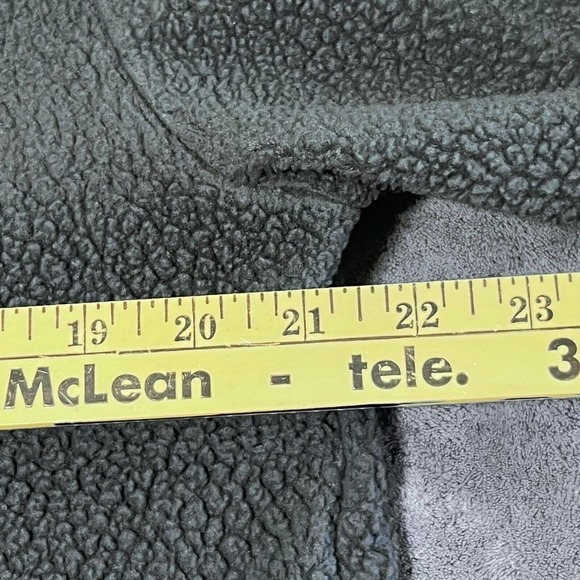 Vineyard Vines Sweater Mens Medium Deep Pile Gray Sherpa Pullover - Picture 7 of 7